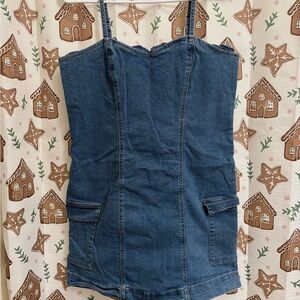 Blue Denim  Dress